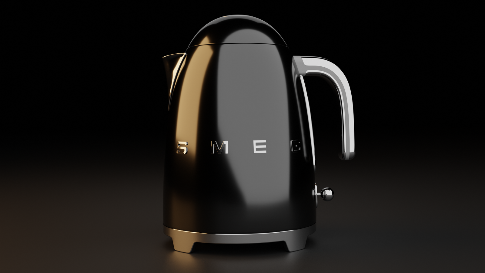 Smeg Electric Kettle Black